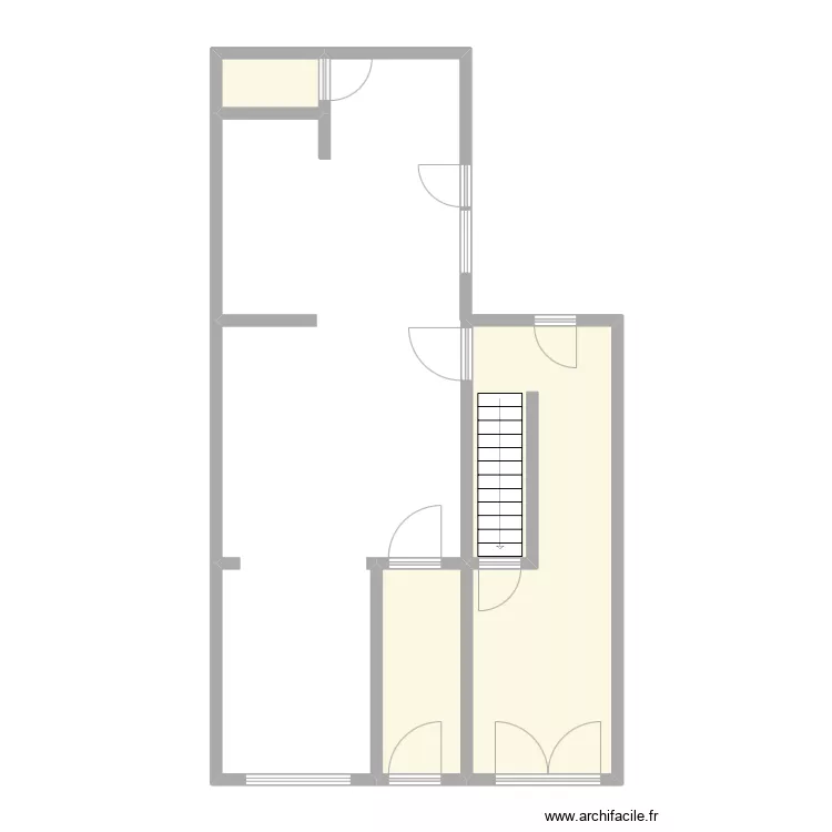 Bissegem - 3kerkenstraat 109. Plan de 3  et 29 m²