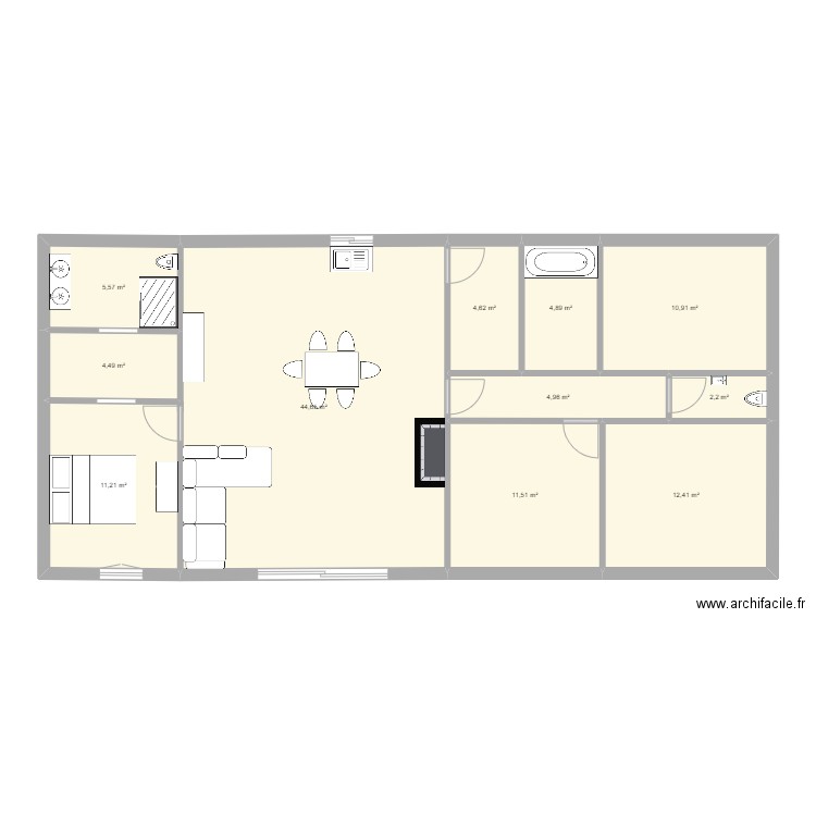 maison1. Plan de 0 pièce et 0 m2
