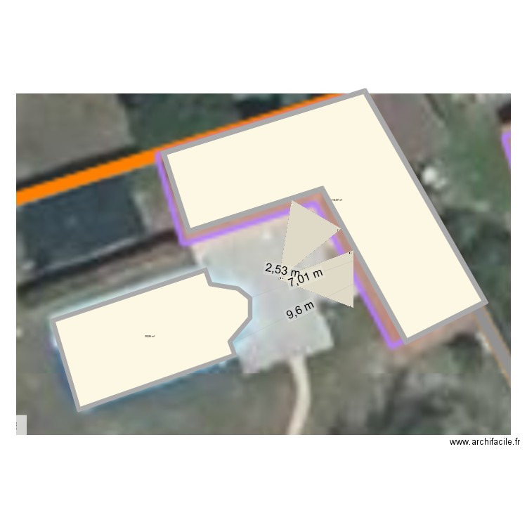 plan paresoleil Montbrison. Plan de 2 pièces et 178 m2