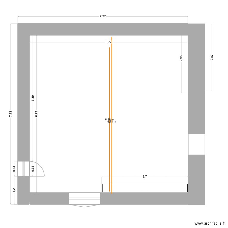 ferme bureau grenier pla masse étage. Plan de 0 pièce et 0 m2