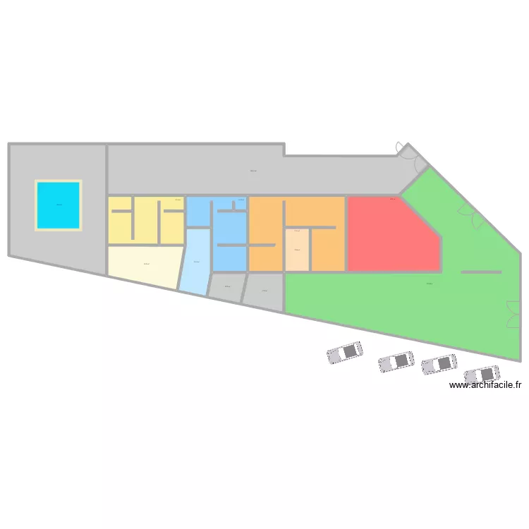 appart 1810B. Plan de 