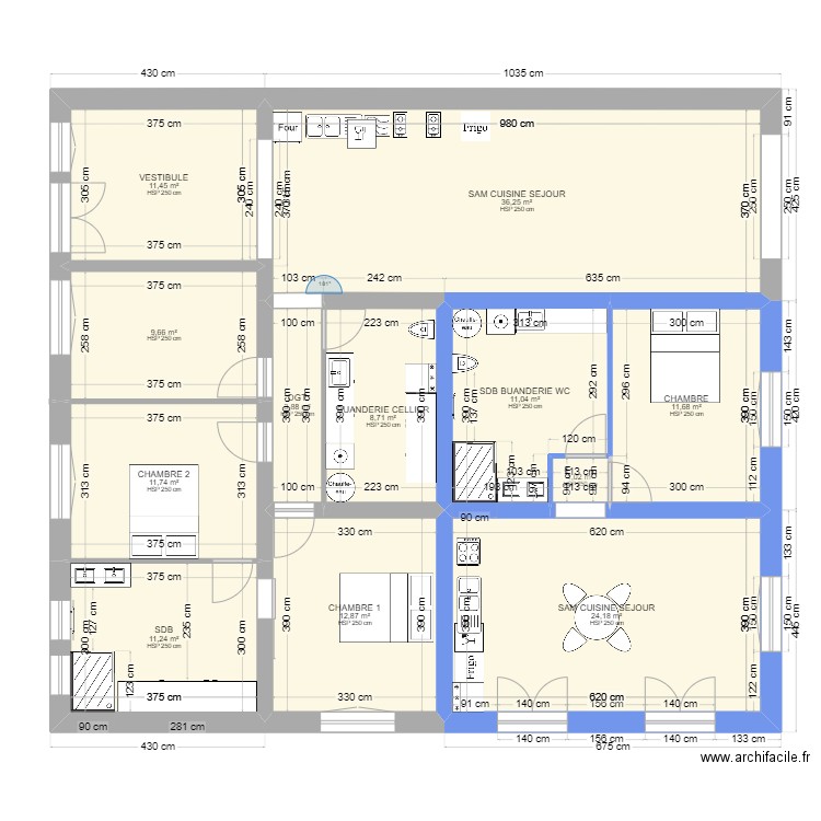 RDC PIERRE. Plan de 0 pièce et 0 m2