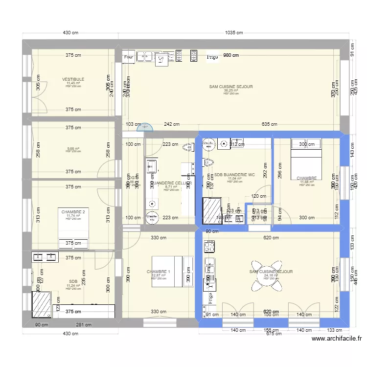RDC PIERRE. Plan de RDC PIERRE. Plan de