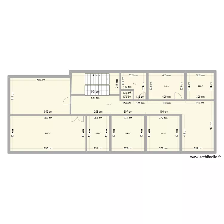 2&egrave;me etage . Plan de 