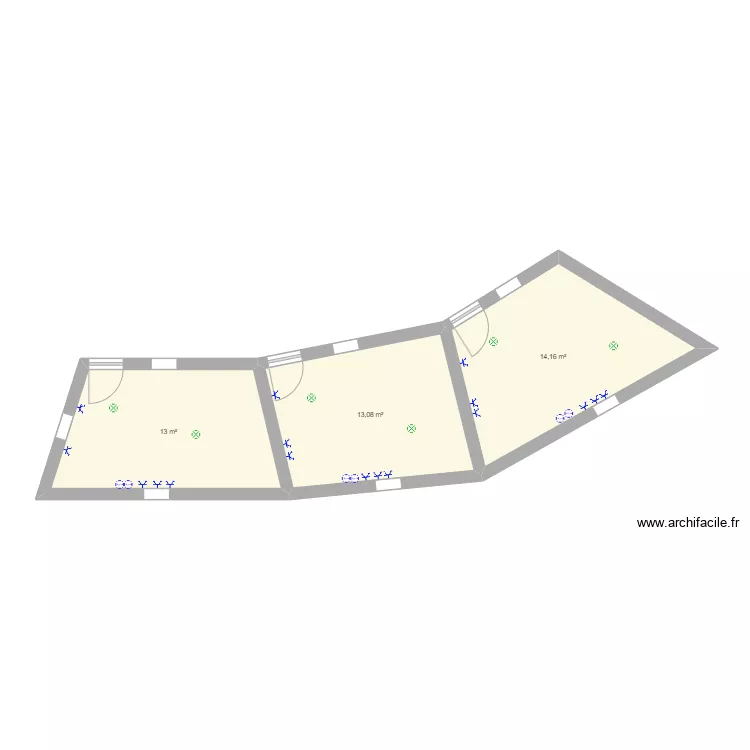 Travail des 3 box . Plan de 