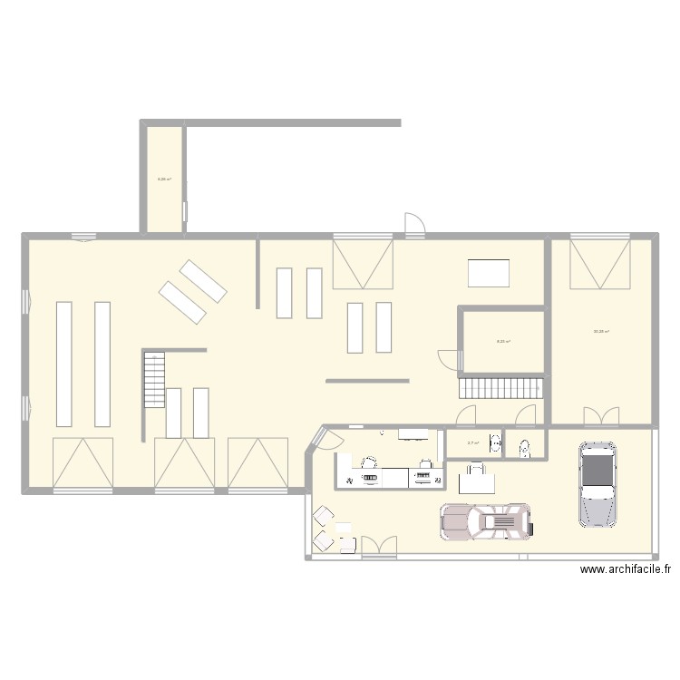 garage sudre. Plan de 0 pièce et 0 m2