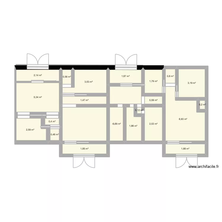 Juste. Plan de 21 et 42 m² Juste. Plan de 21 et 42 m²