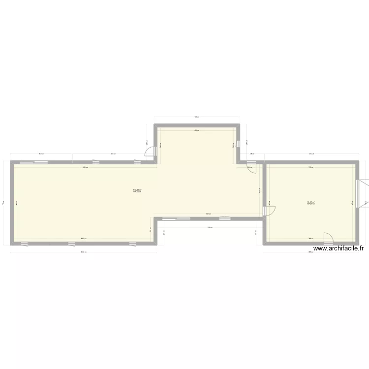 Maison cotation gros oeuvre. Plan de 