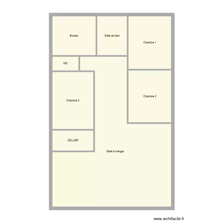 CHAUSSON. Plan de 8  et 104 m²