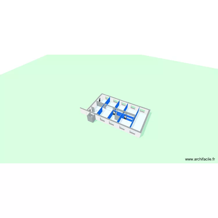 Nve CPH - Amenagament des Espaces + Mobiliers - 3D. Plan de 