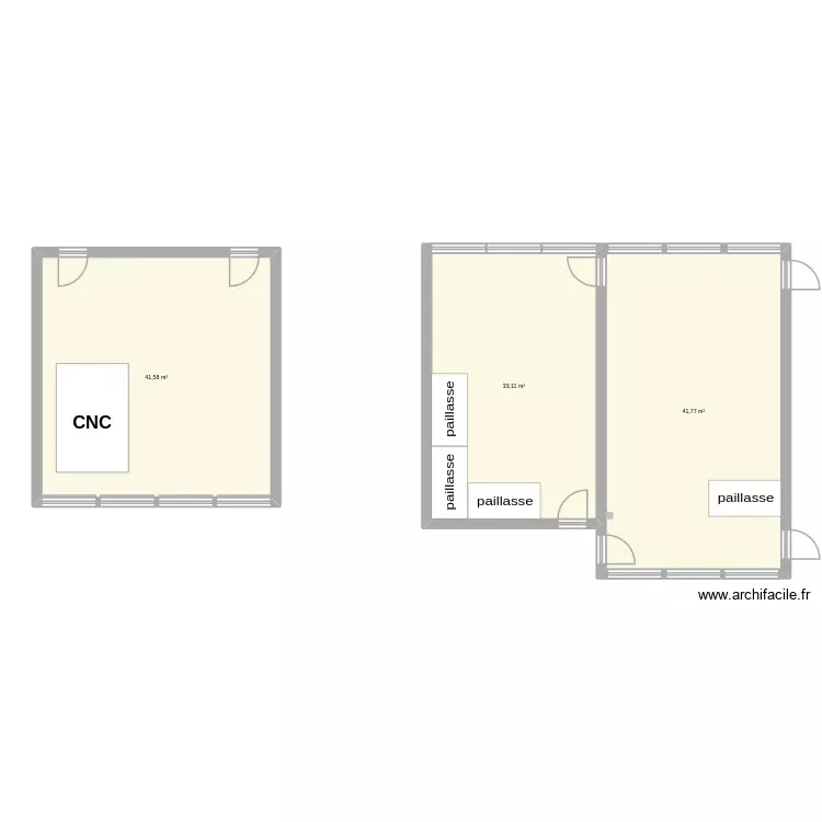 EPF FABLAB. Plan de 3 Pièces et 116 m²