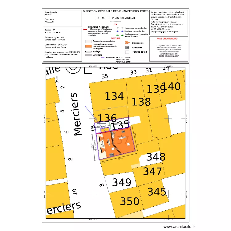 DP02 NAVARO ITE ET TOITURE. Plan de 