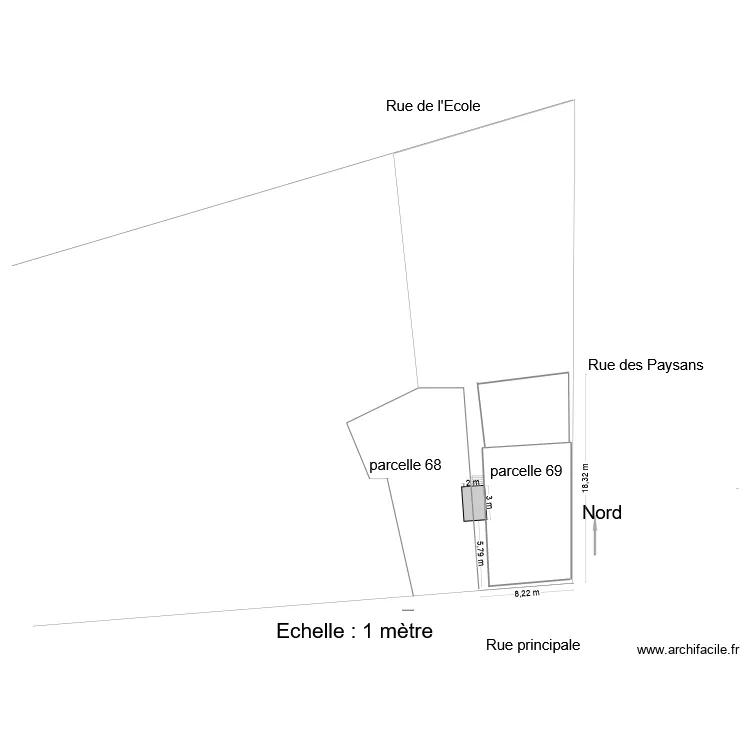 plan de masse. Plan de 