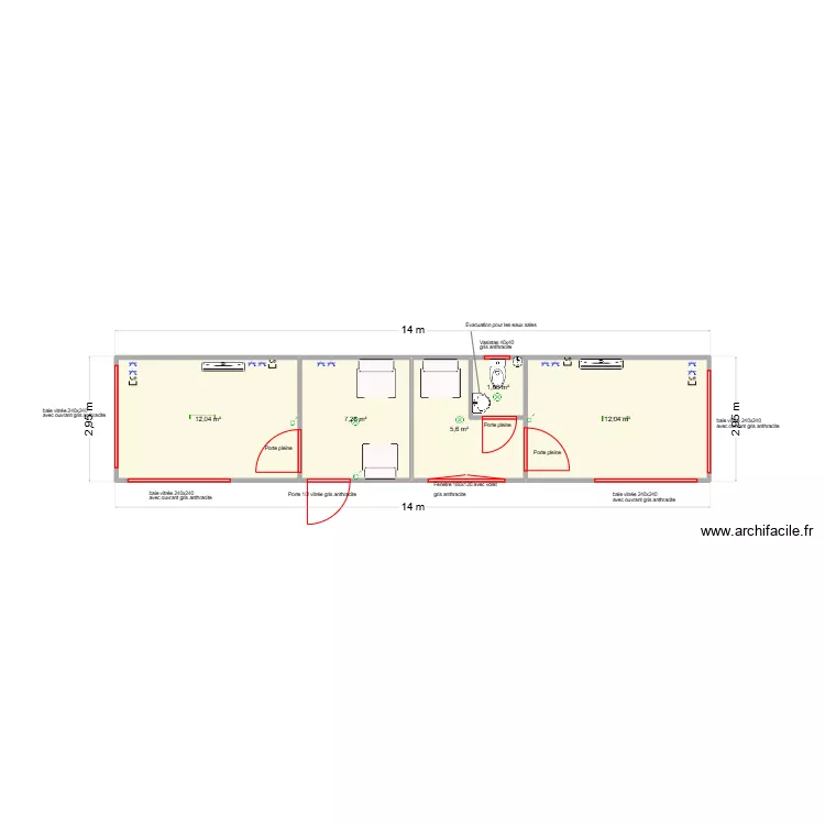 Francoise. Plan de 