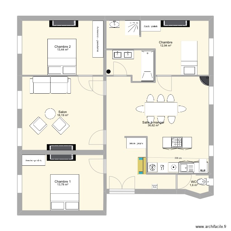 Ambre V1. Plan de 0 pièce et 0 m2