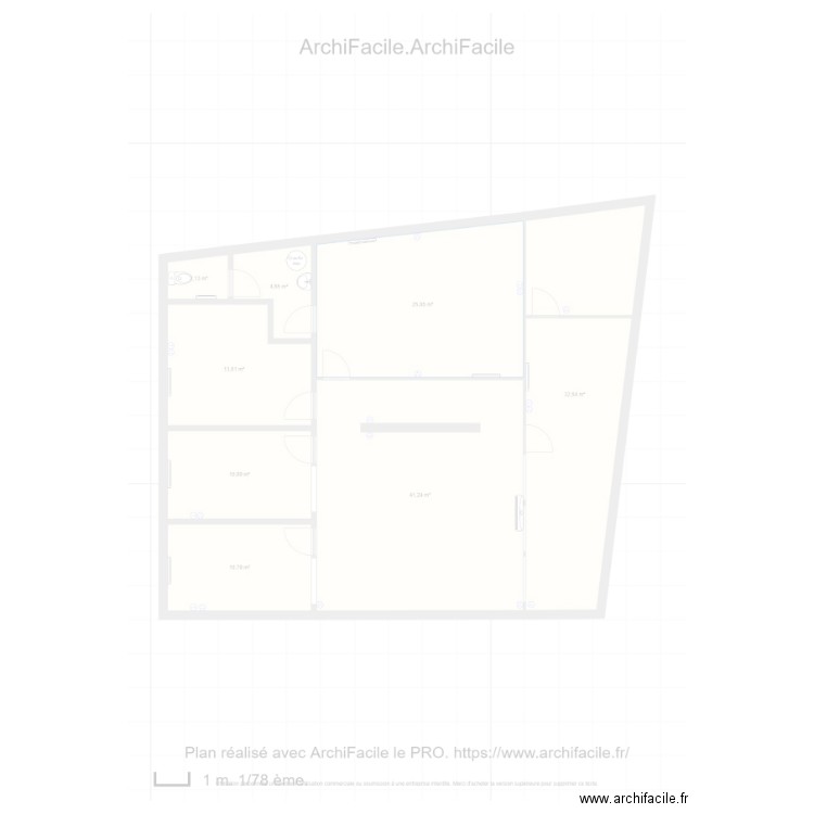 bureau. Plan de 0 pièce et 0 m2