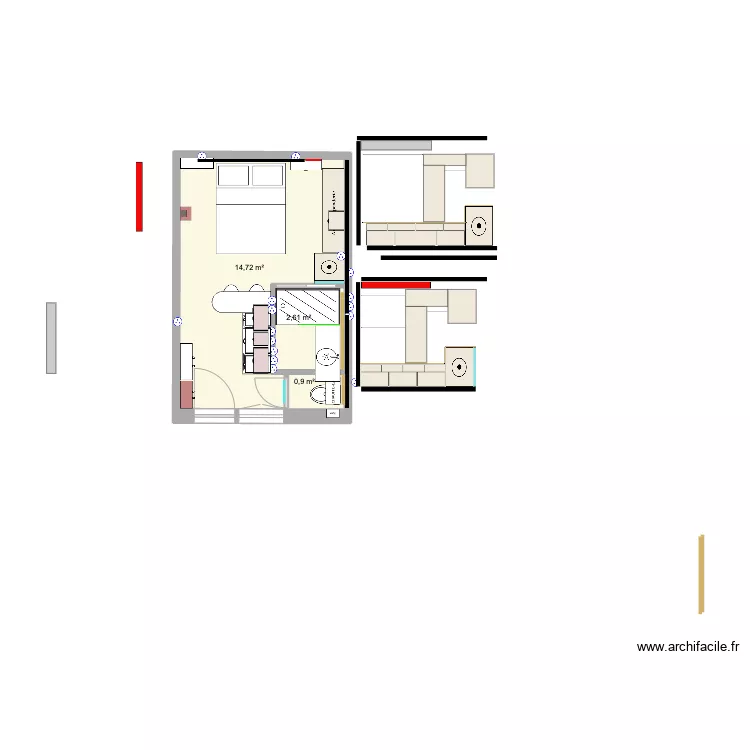 BOUZIGUES V6. Plan de 