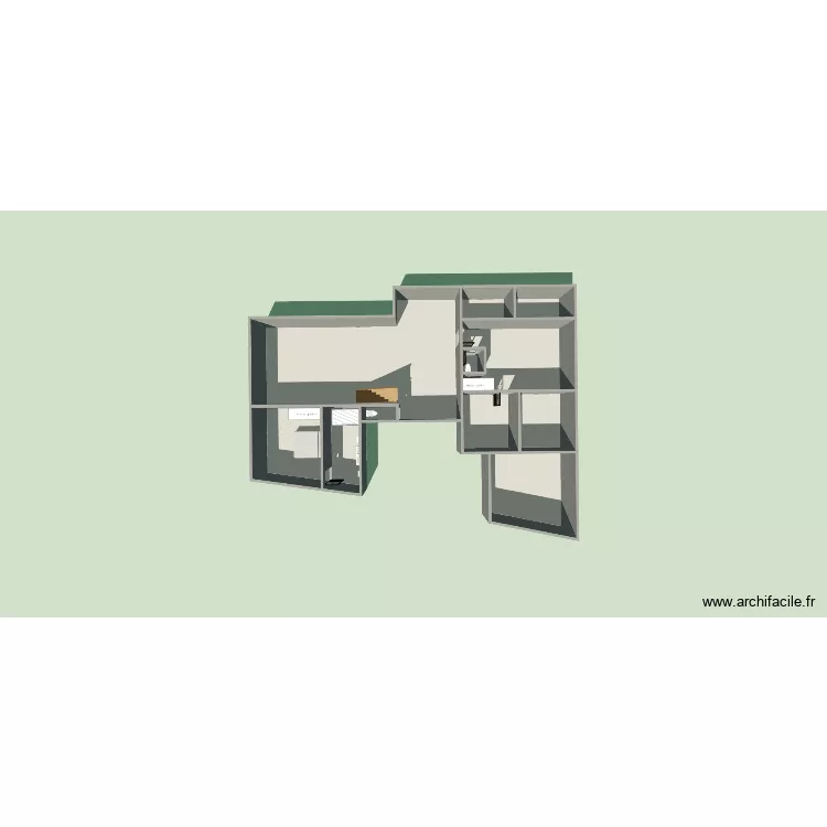 Royan V2. Plan de 11 et 163 m² Royan V2. Plan de 11 et 163 m²