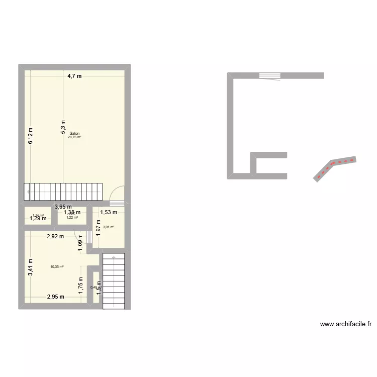 plan maison. Plan de 