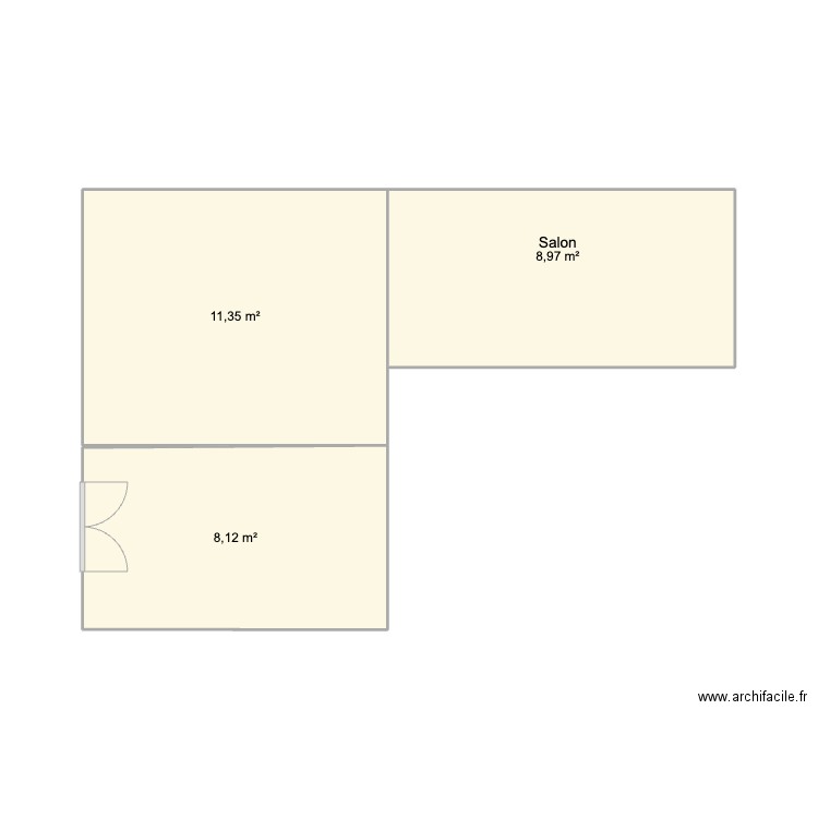 Mon Appart. Plan de 0 pièce et 0 m2