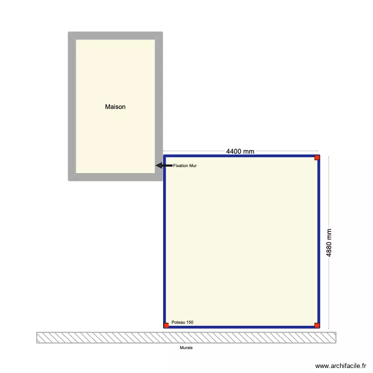 Fernandes carport. Plan de 2 et 29 m² Fernandes carport. Plan de 2 et 29 m²