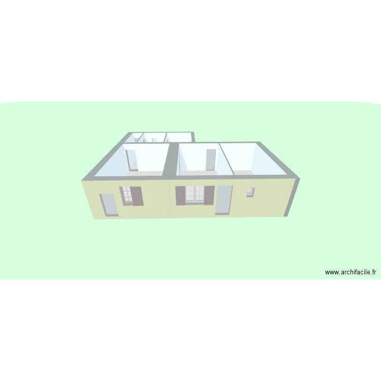 ELmouri. Plan de 6 pièces et 75 m2