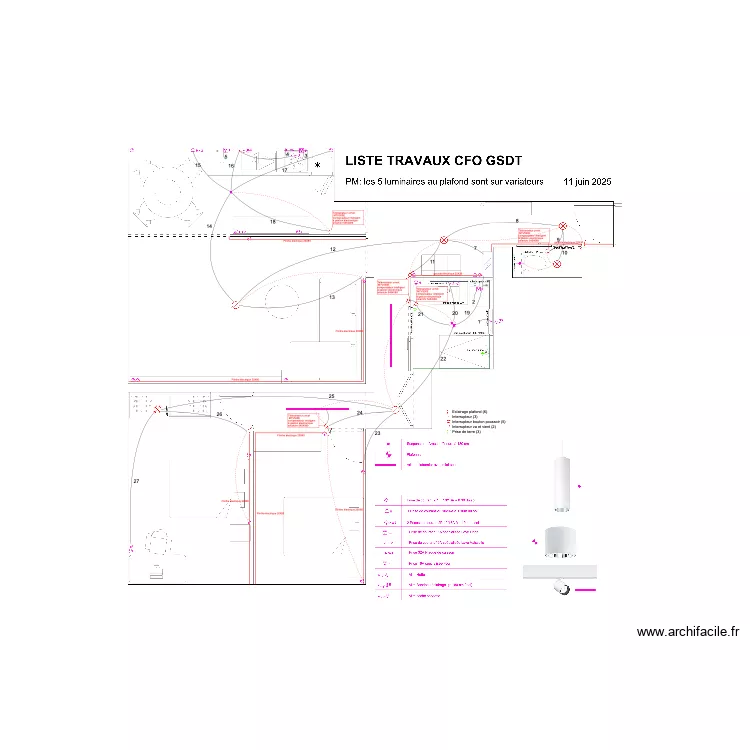 Tour sappooro. Plan de 