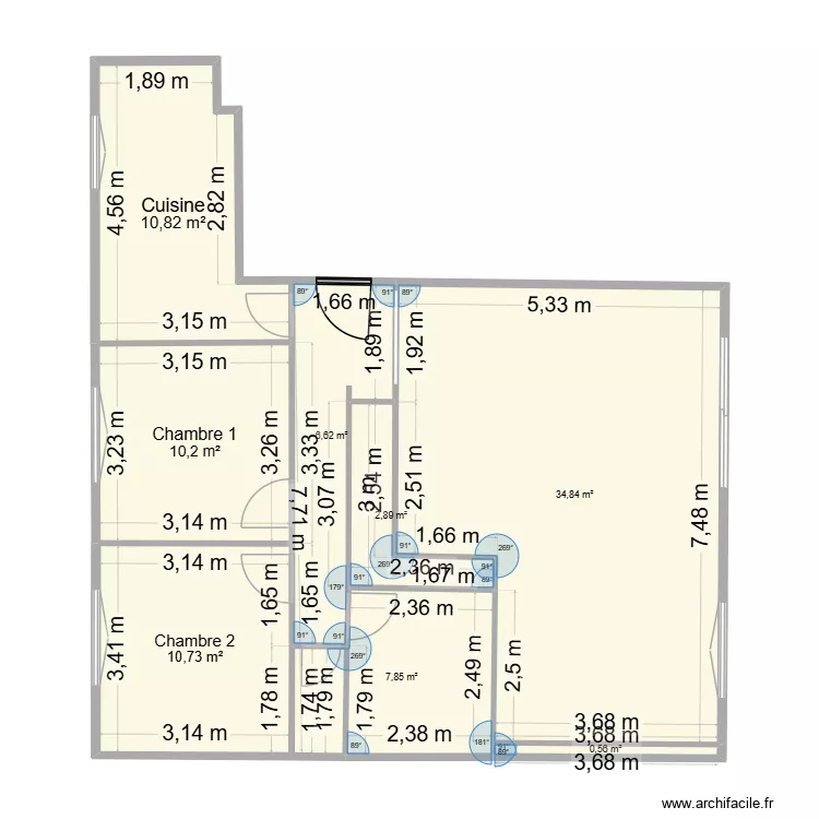 2026 Le florian new. Plan de 8  et 85 m²