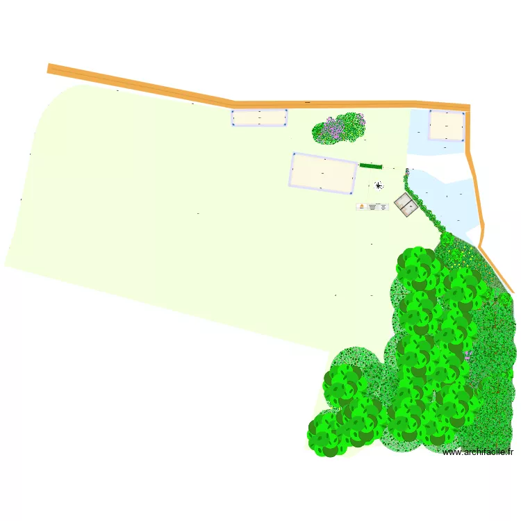 Abris haut 2. Plan de 4  et 267 m²