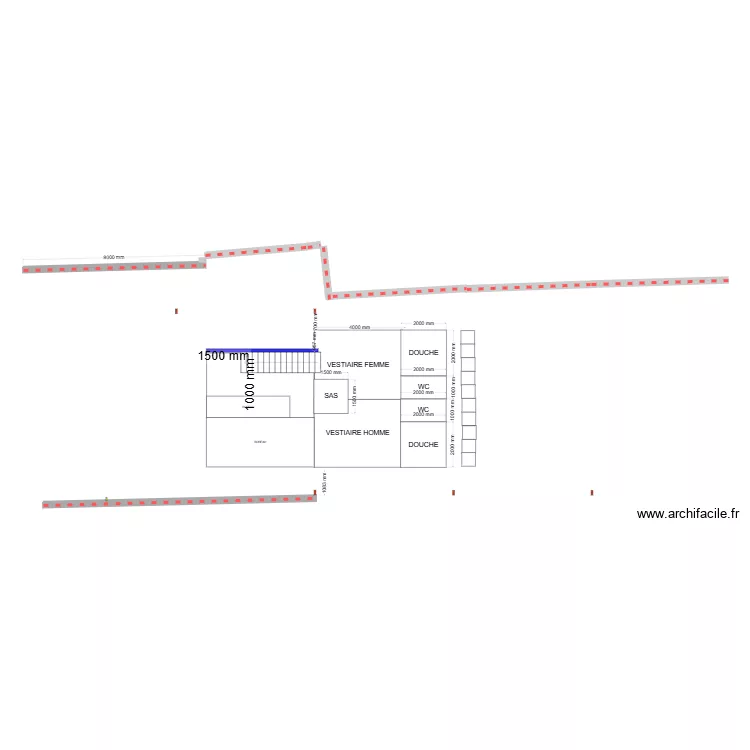 plan &eacute;tage. Plan de 