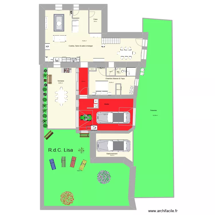 St JULIEN R.d.C. Lisa. Plan de St JULIEN R.d.C. Lisa. Plan de