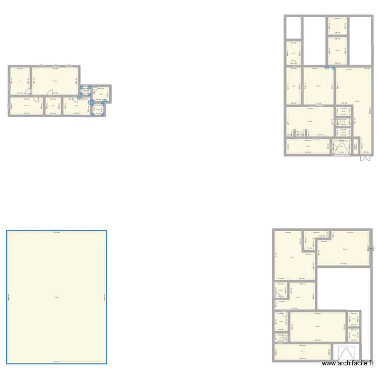 maisons. Plan de maisons. Plan de