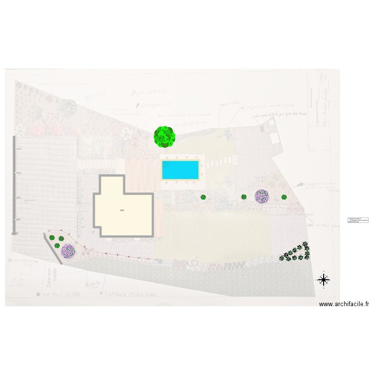Faust. Plan de 1 pièce et 101 m2