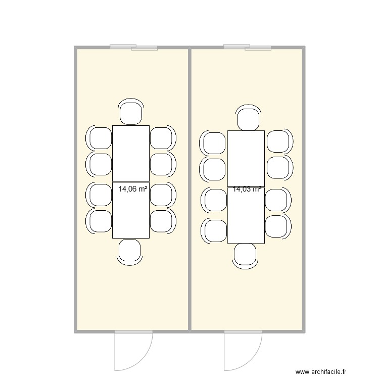 PEDUZZI CHANTIER PIERRE BENITE. Plan de 2 pièces et 28 m2