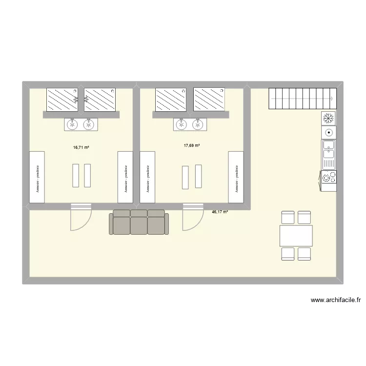 mezzanine solis 2. Plan de 3 Pièces et 81 m² mezzanine solis 2. Plan de 3 Pièces et 81 m²