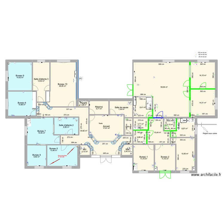 Plan initial Lot électricité 3. Plan de 0 pièce et 0 m2