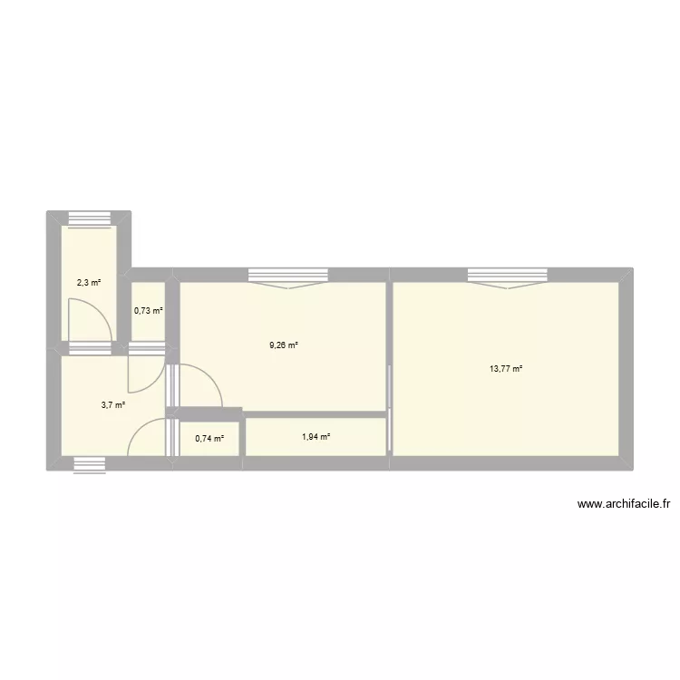 achat. Plan de 7 Pièces et 32 m²