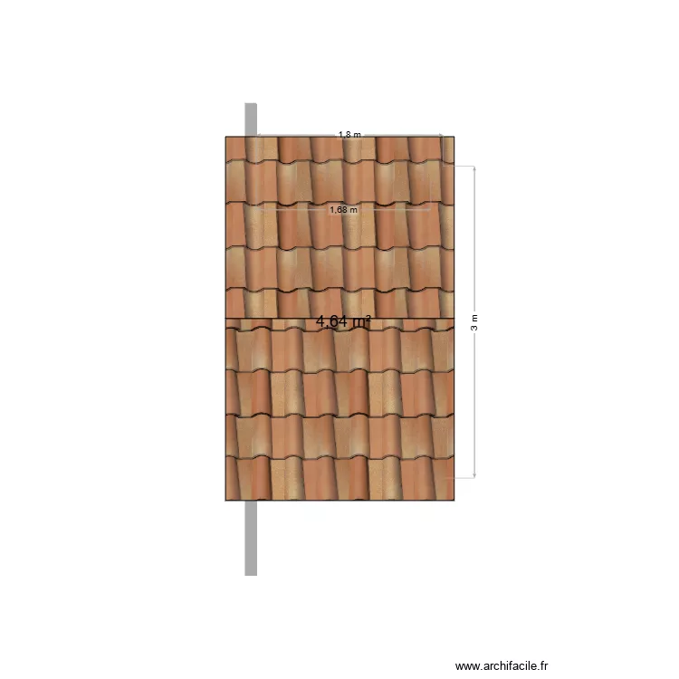 Guerrite. Plan de 1  et 5 m²