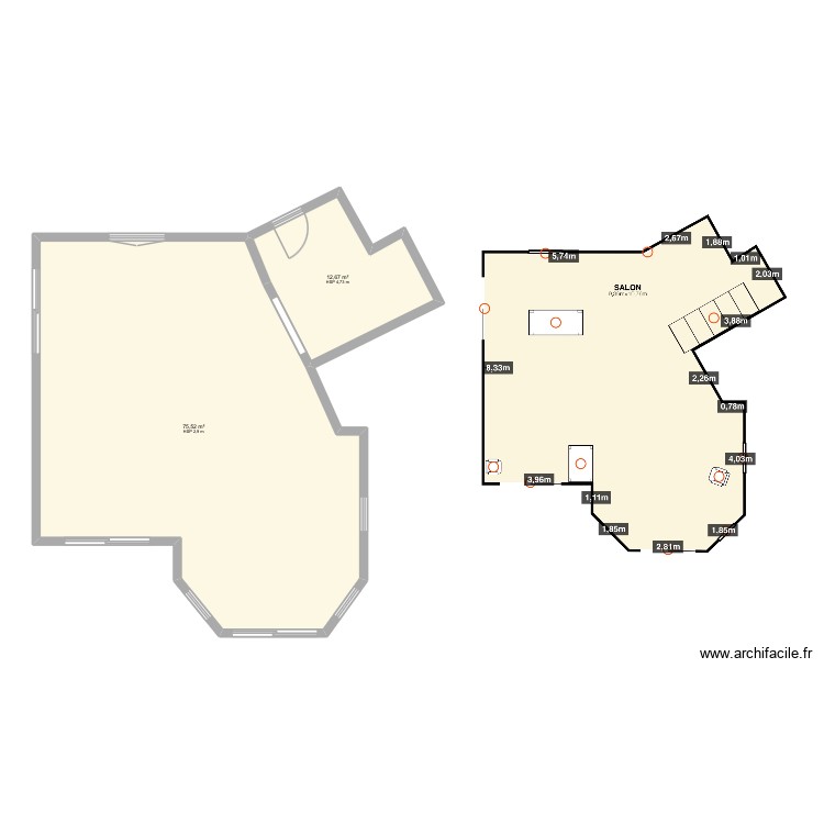 Projet MONTALAND. Plan de 0 pièce et 0 m2