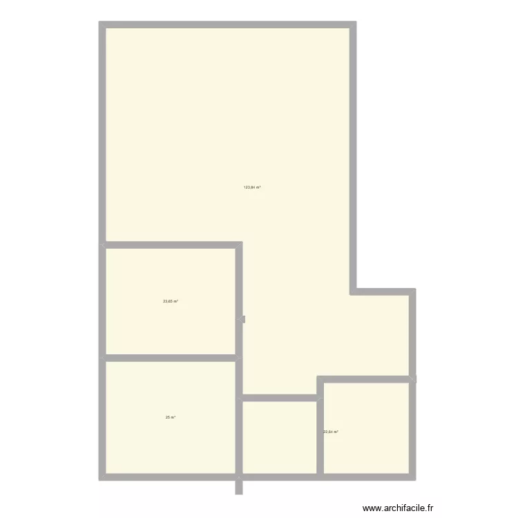 R+1. Plan de 0 pièce et 0 m2