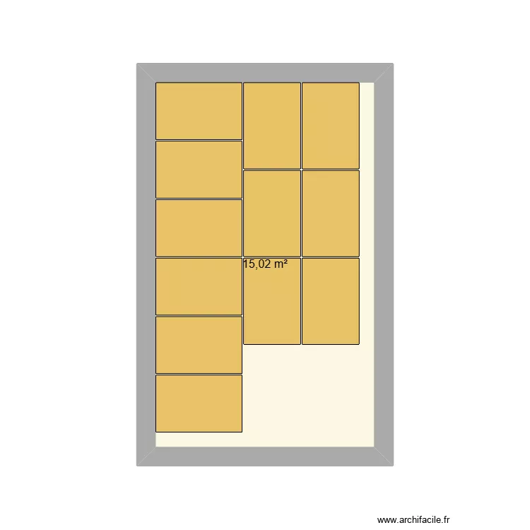 BOX. Plan de 1 et 15 m² BOX. Plan de 1 et 15 m²