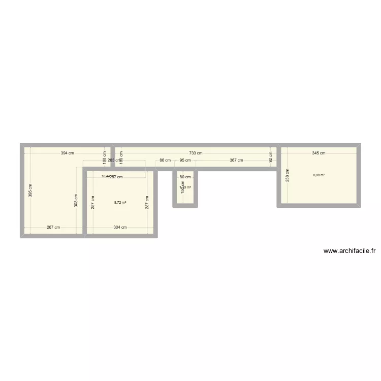 Mourad ZKIK. Plan de 4  et 37 m²