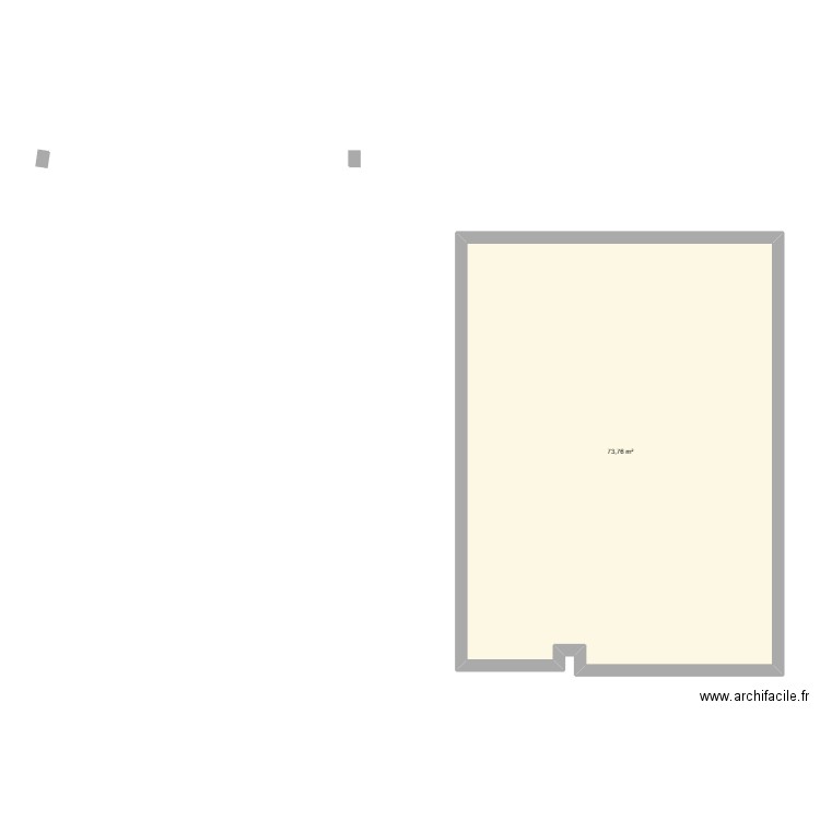 maison bouaz. Plan de 3 pièces et 120 m2