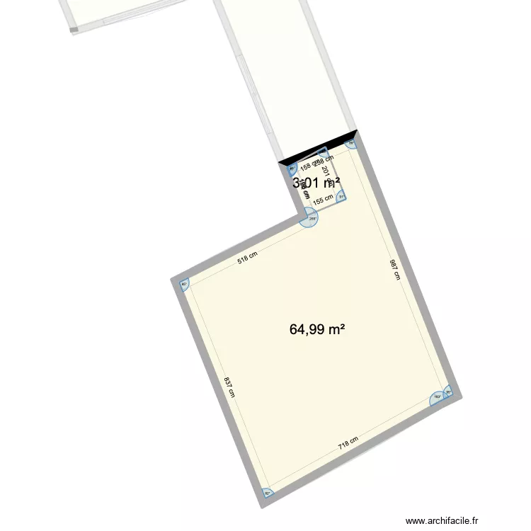 maison roms jeu de paume. Plan de 