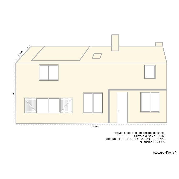 Giorgetti Annie - ite. Plan de 5 pièces et 81 m2