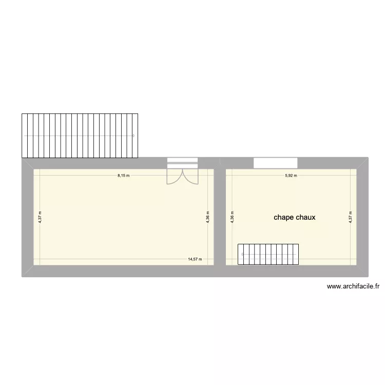 castanet rdc plan chape. Plan de 