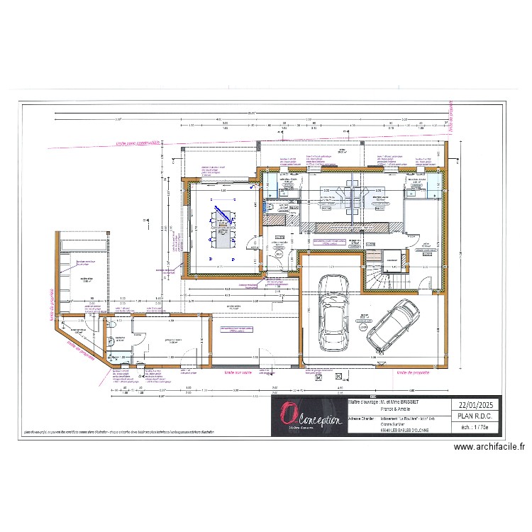 BRISSIET. Plan de 0 pièce et 0 m2