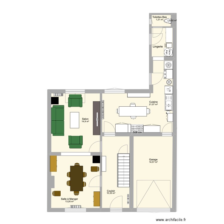 Maison Phil & Véro. Plan de 0 pièce et 0 m2