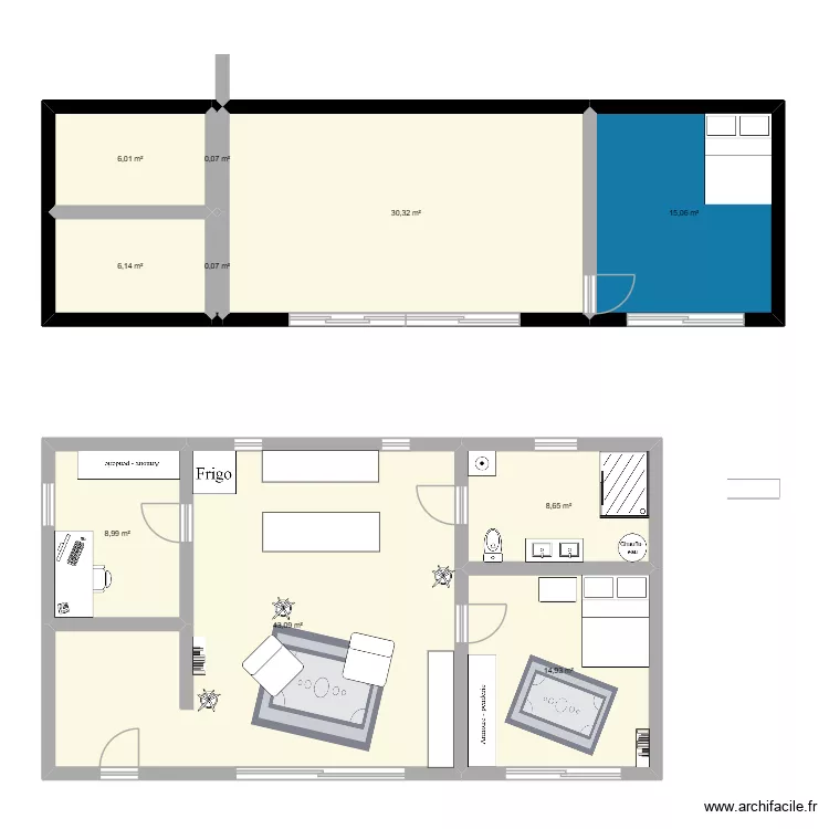 test. Plan de 10 et 133 m² test. Plan de 10 et 133 m²