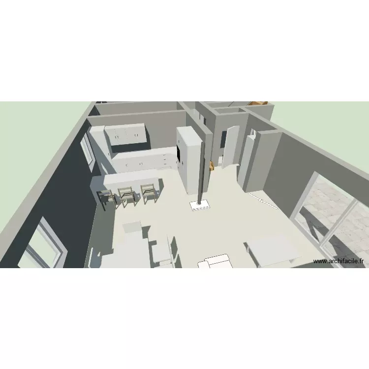 maison septème. Plan de 6 Pièces et 85 m² maison septème. Plan de 6 Pièces et 85 m²